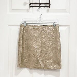 ✨ Shinesstar Gold Sequin Mini Skirt (Size M) ✨